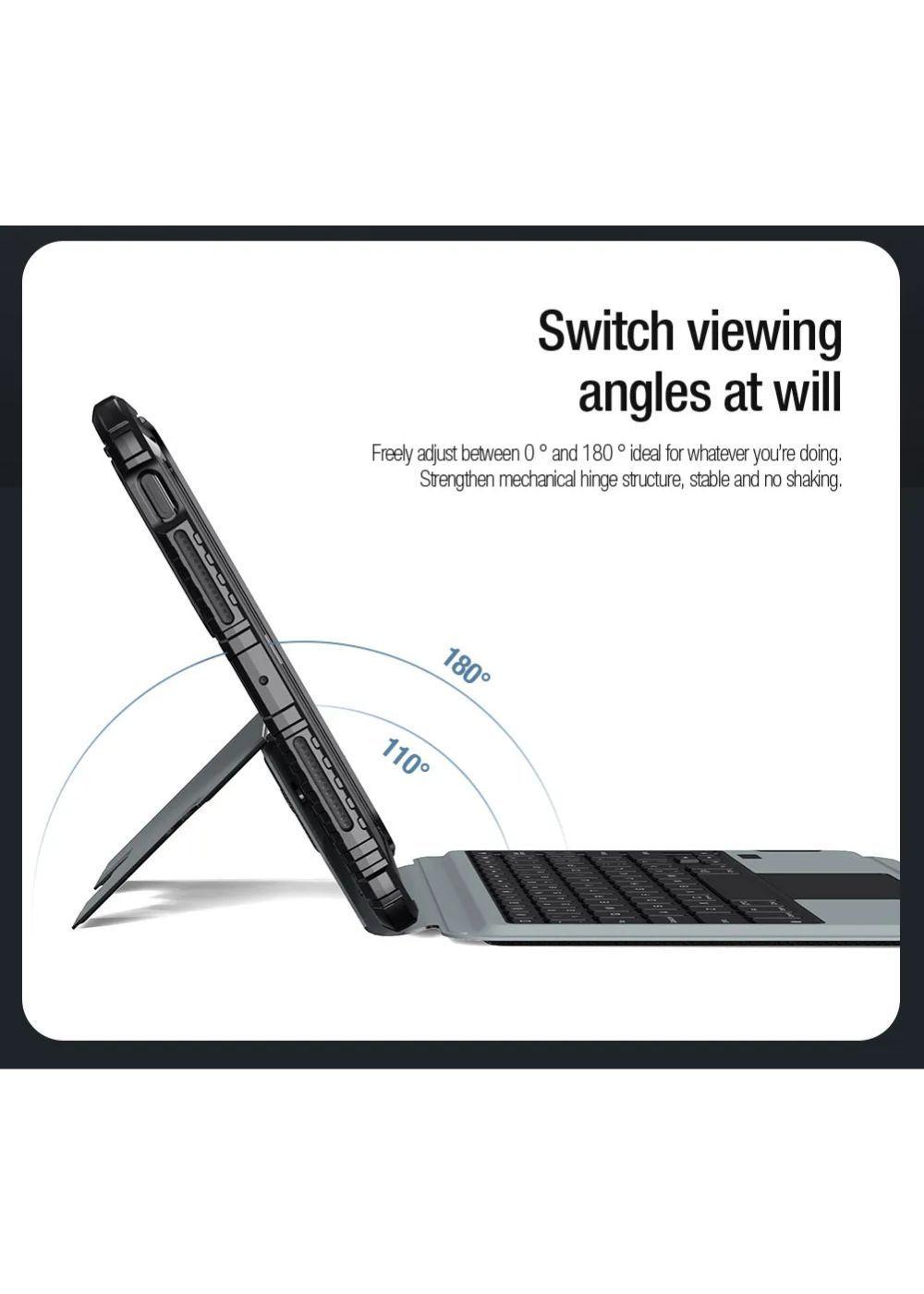 Funda Con Teclado Trackpad Retro Para iPad Pro 11 2024 (m4)-3
