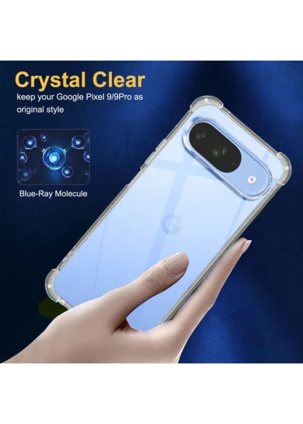 Carcasa Para Google Pixel 9 / 9 Pro Transparente Reforzada-4