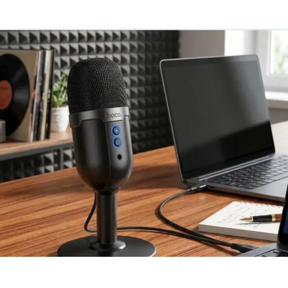 Micr fono Gamer De Escritorio Con Cable Usb Omnidireccional-1