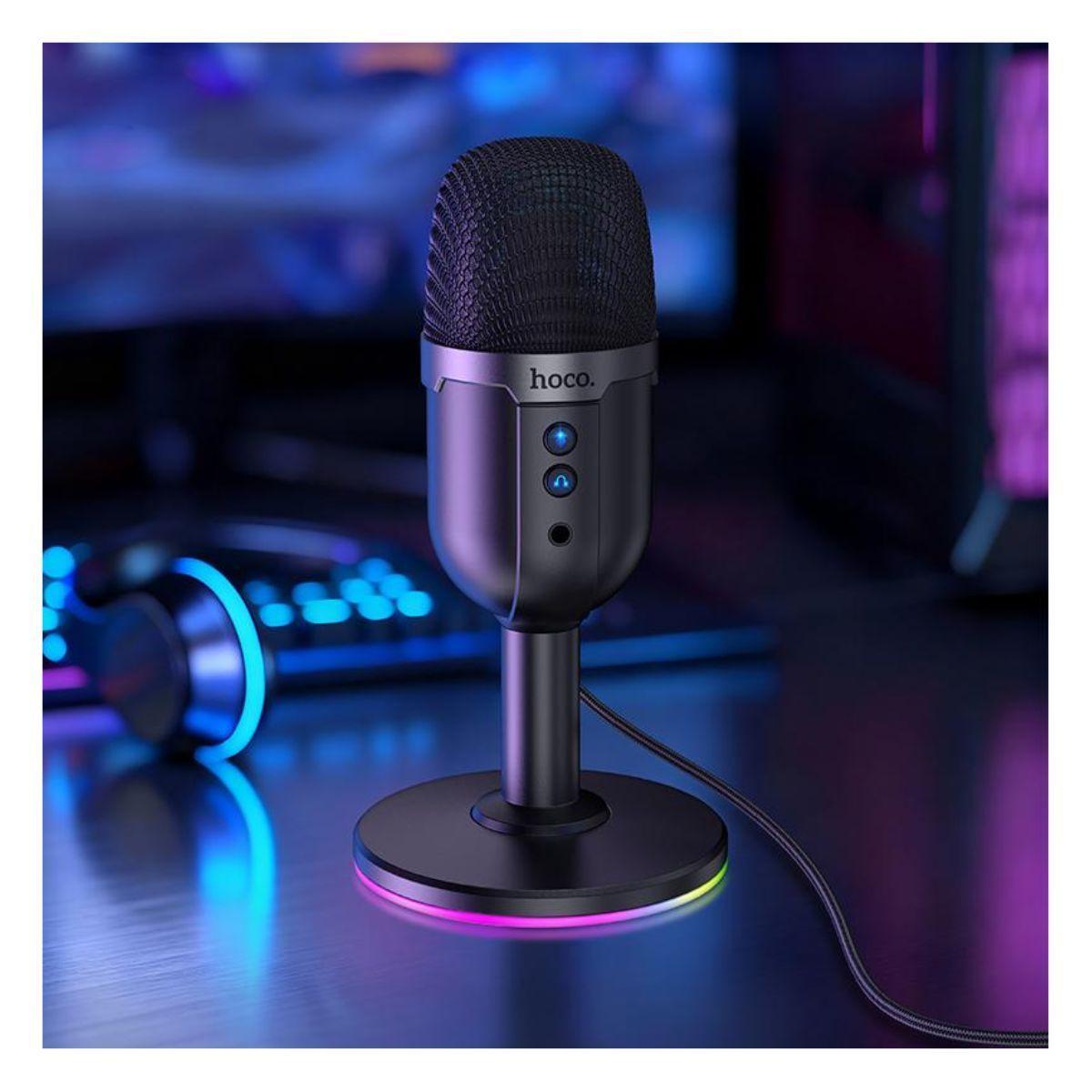 Micr fono Gamer De Escritorio Con Cable Usb Omnidireccional-2