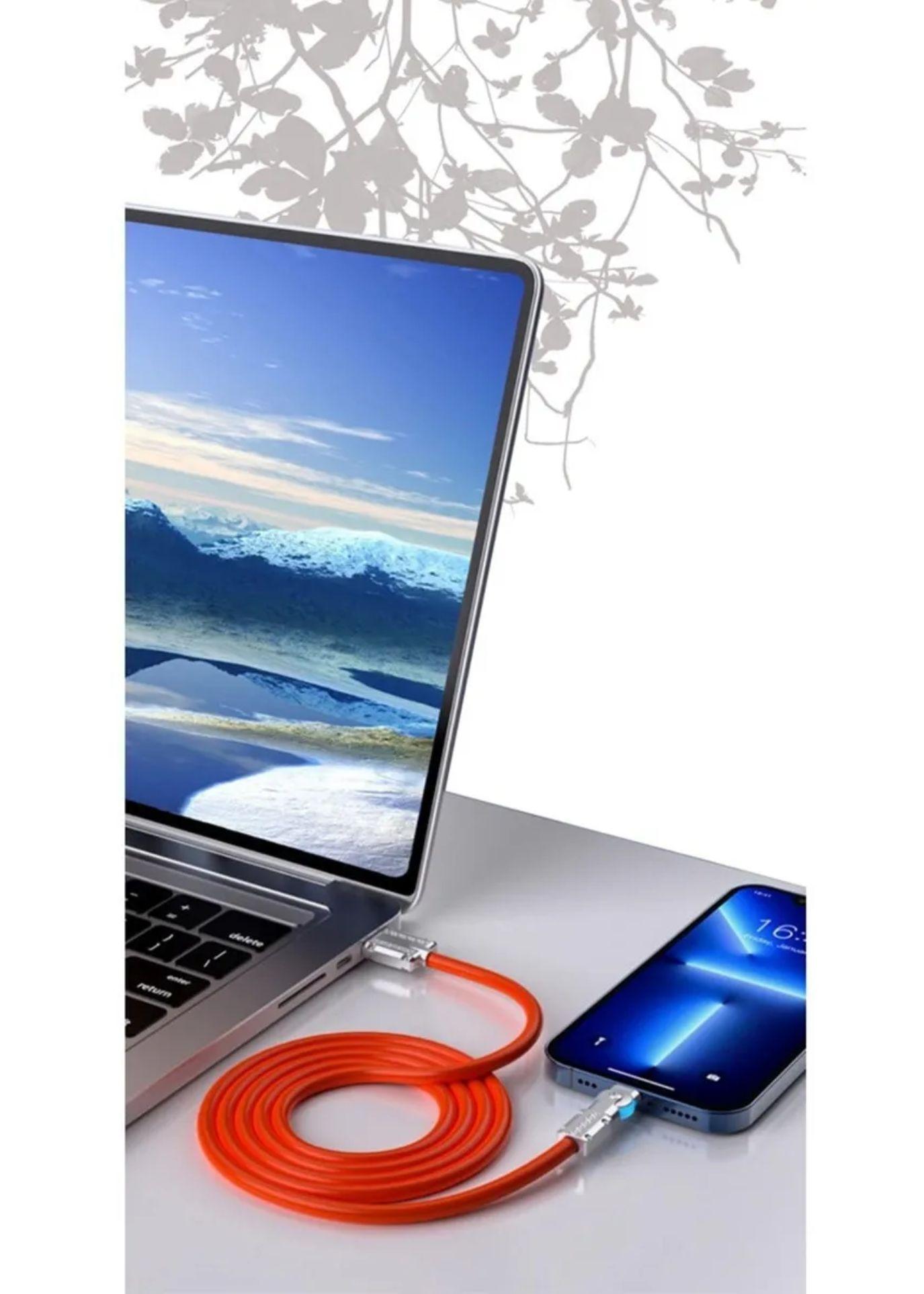 Cable De Carga Para iPhone Giratorio 180° Carga Rapida Gamer-4