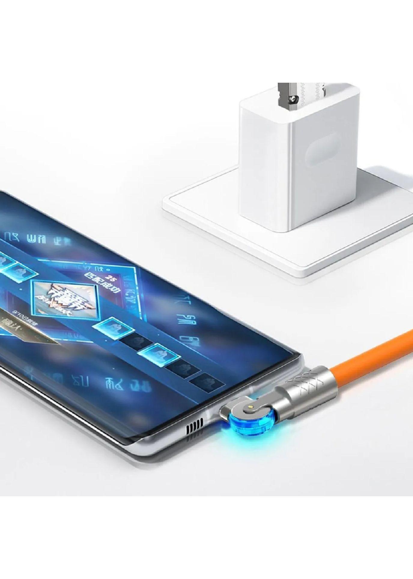 Cable De Carga Para iPhone Giratorio 180° Carga Rapida Gamer-3