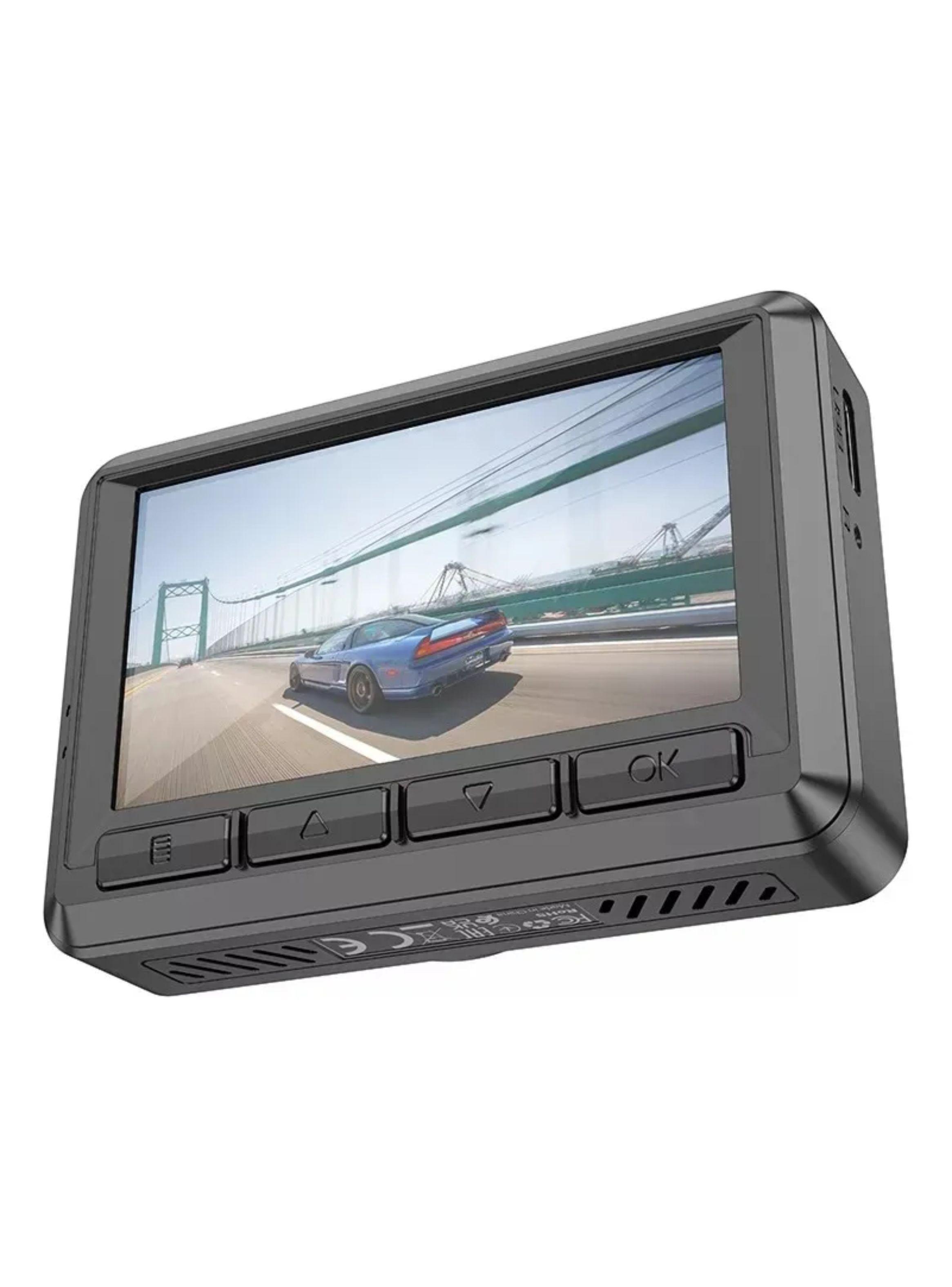 Camara Auto Dashcam Full Hd 1080 Dos Pantallas Wifi Hoco-4