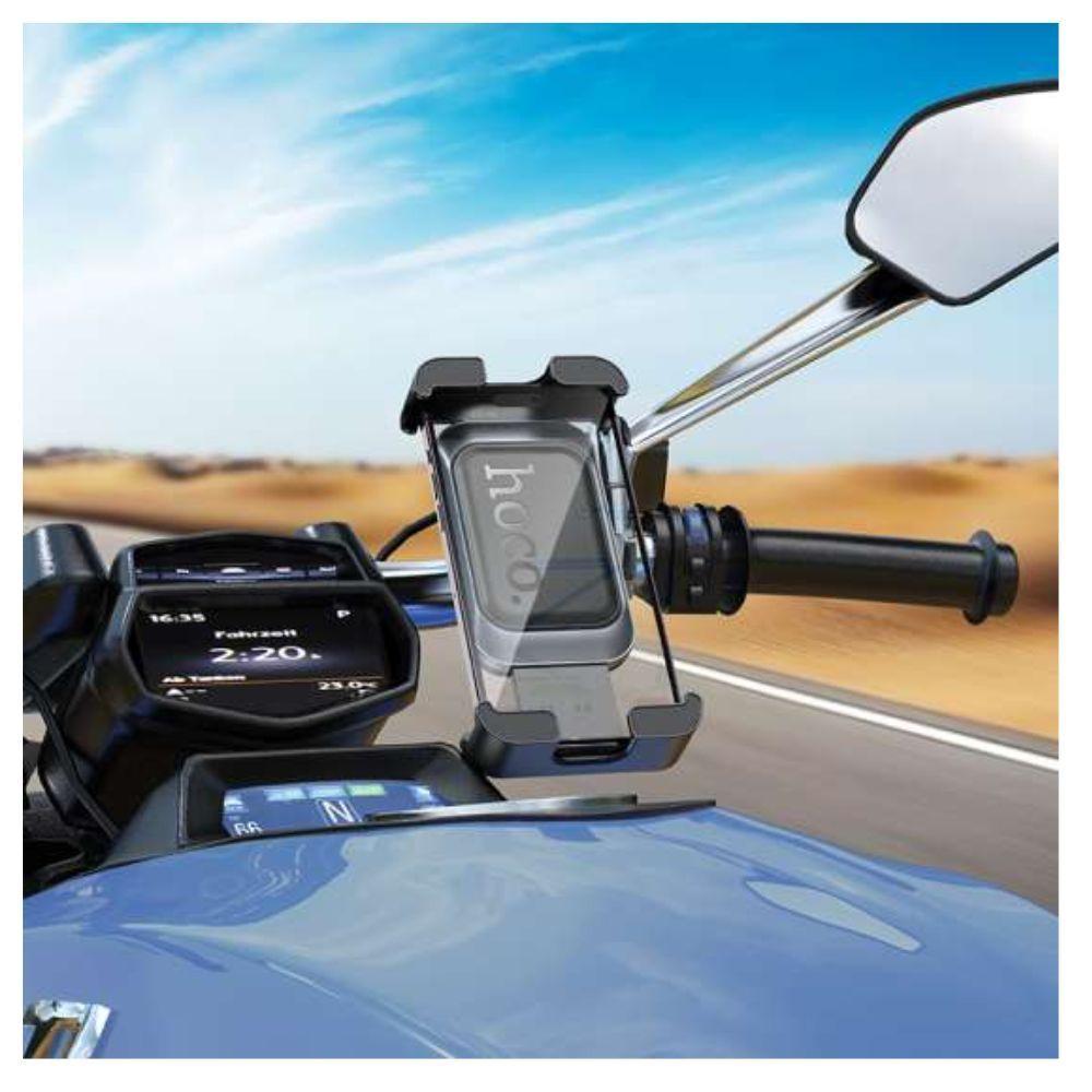 Soporte De Telefono Para Bicicleta Y Moto Ultra Firme Hoco-2