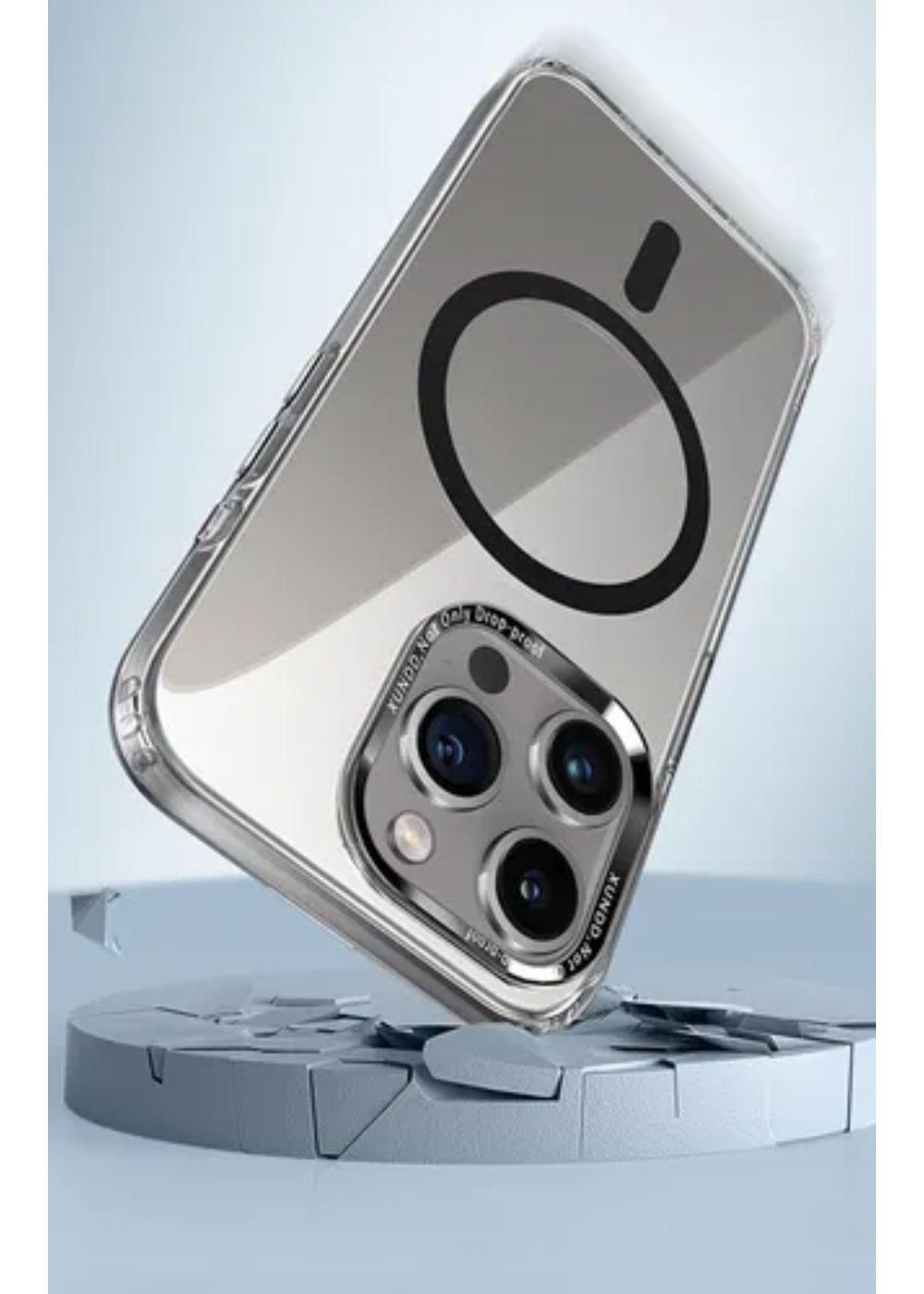 Carcasa Para iPhone 15 Pro Max Magsafe Powerfull Clear Shock-5