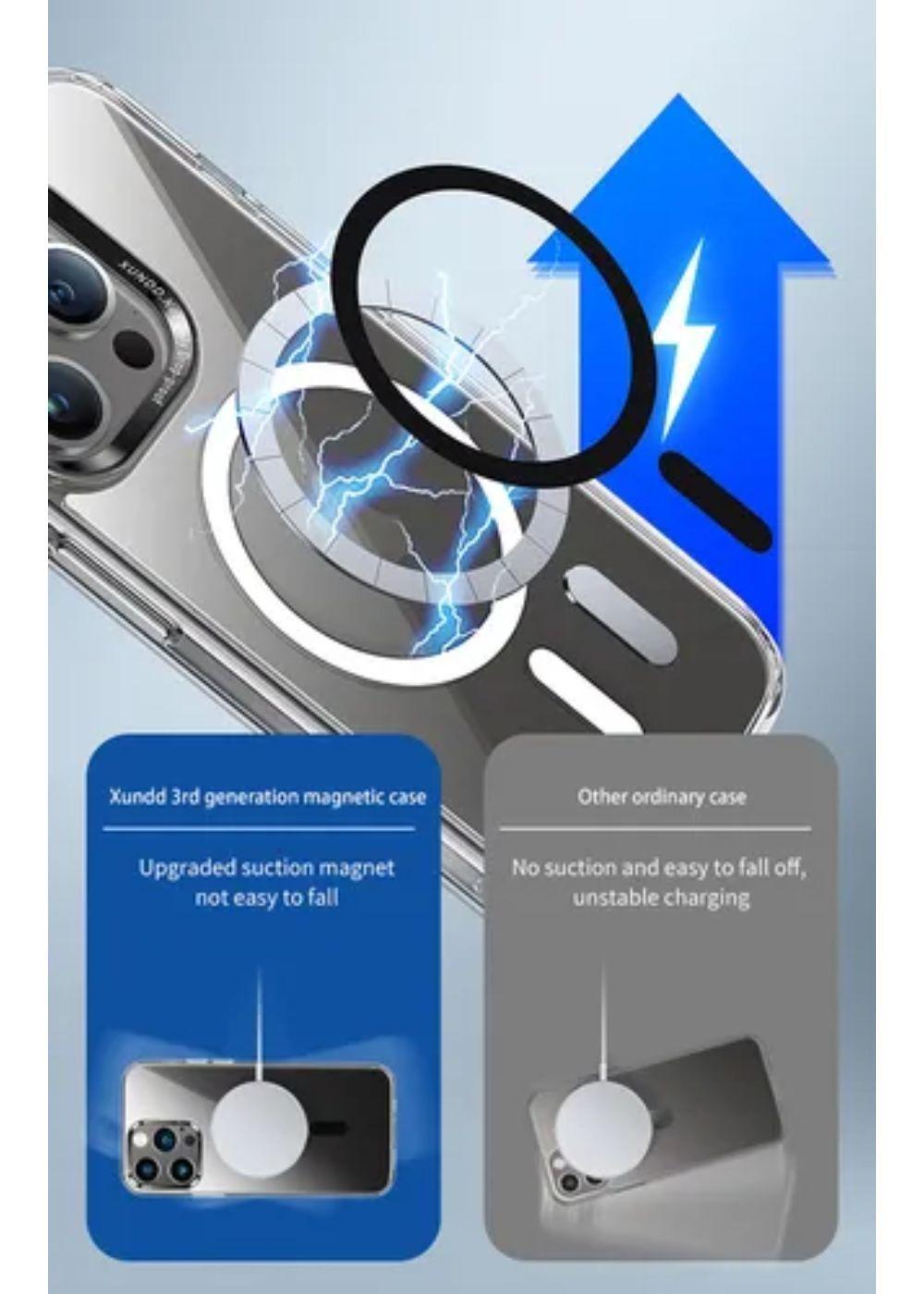 Carcasa Para iPhone 15 Pro Max Magsafe Powerfull Clear Shock-6