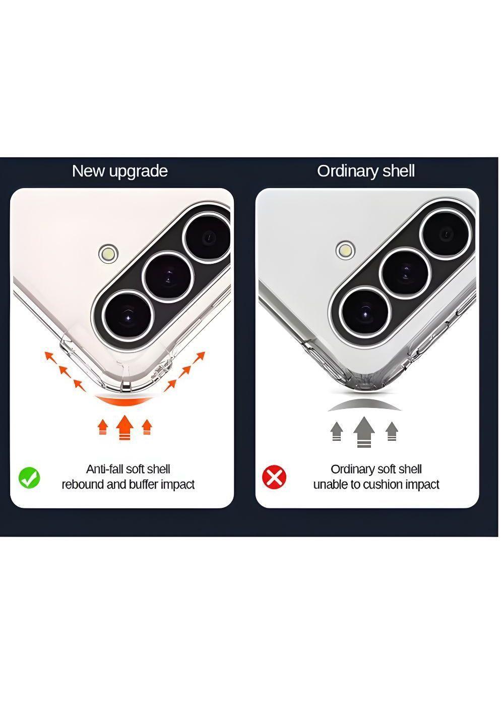 Carcasa Para Samsung S25fe Transparente Antigolpes Reforzada-2