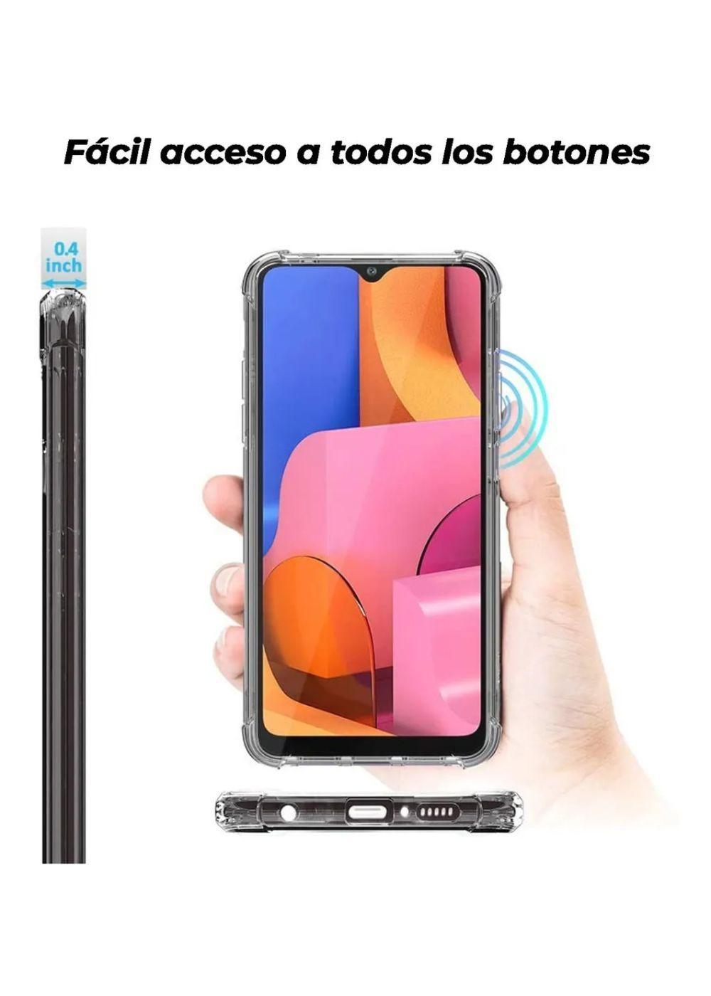Carcasa Para Samsung A20s Antigolpes Transparente Slim-2