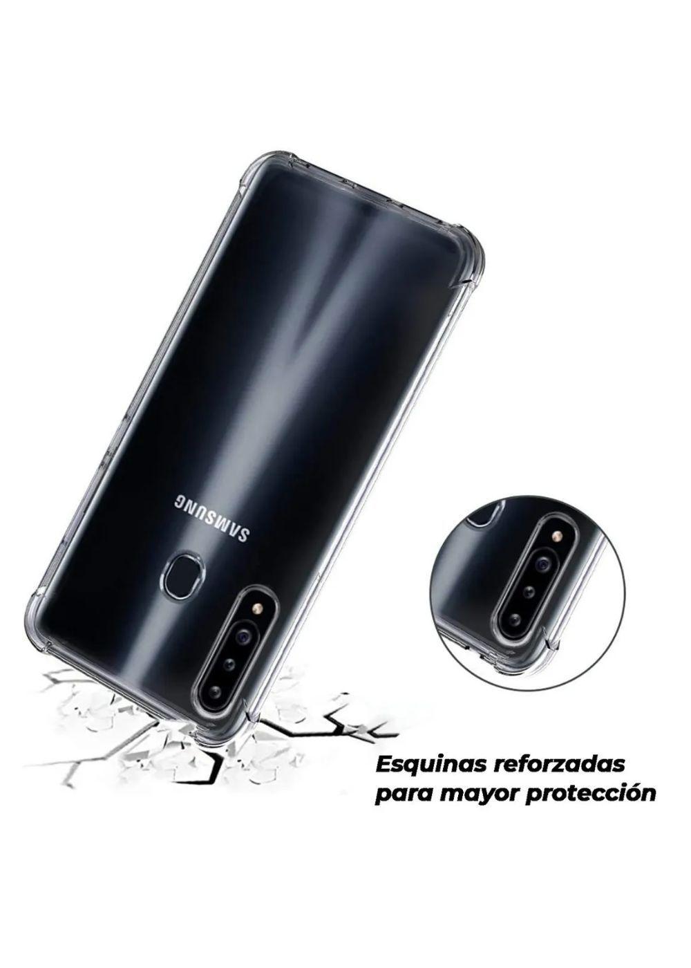 Carcasa Para Samsung A20s Antigolpes Transparente Slim-5