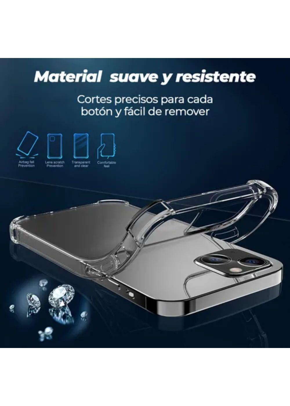 Carcasa Para iPhone 13 Antigolpes Transparente Reforzada-3