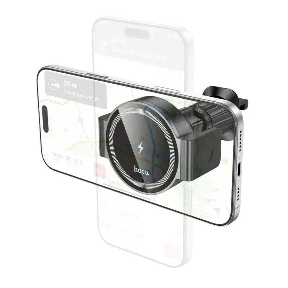 Soporte De Auto Carga Inalambrica 15w Compatible Magsafe-5