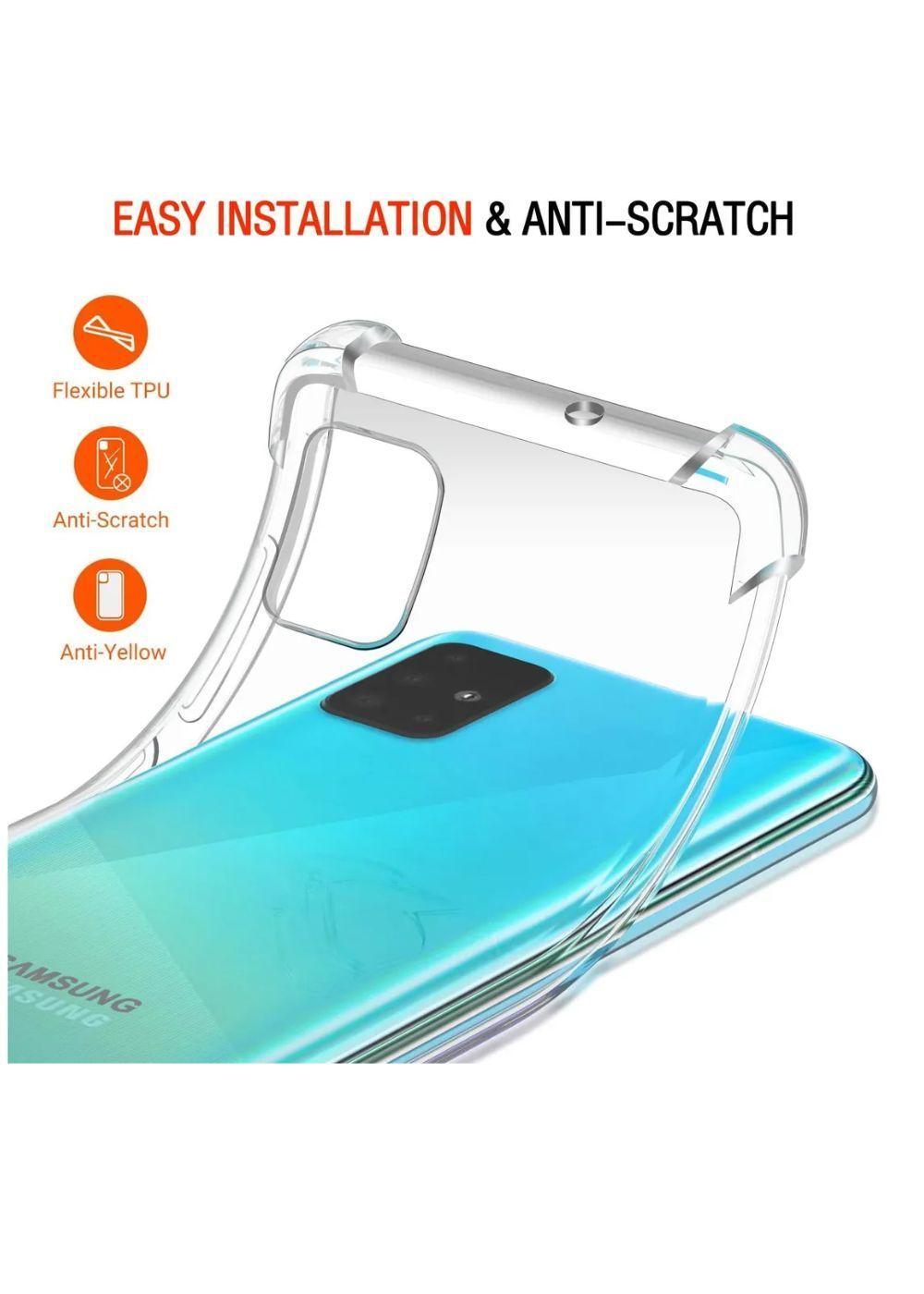Carcasa Para Samsung A51 4g Antigolpes Transparente Reforzada-3