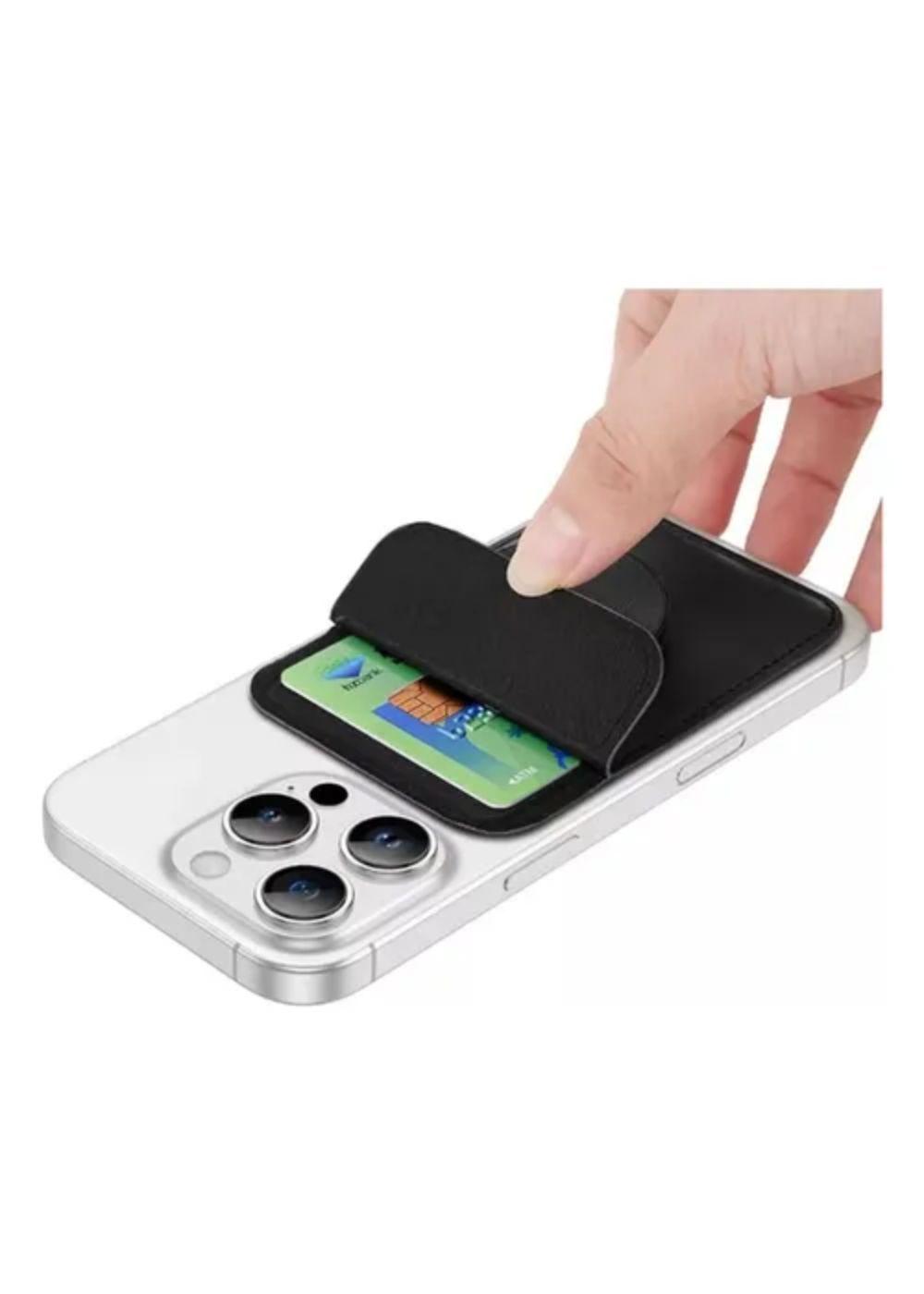 Tarjetero Magnetico Para iPhone Con Soporte Grip - Hoco-2