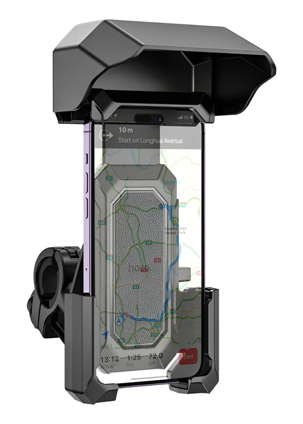 Soporte De Celular Con Visera Para Moto Y Bicicleta-2