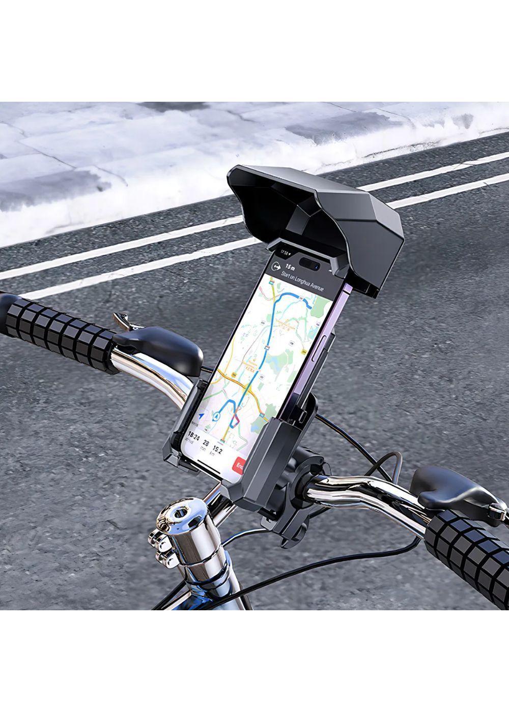 Soporte De Celular Con Visera Para Moto Y Bicicleta-5