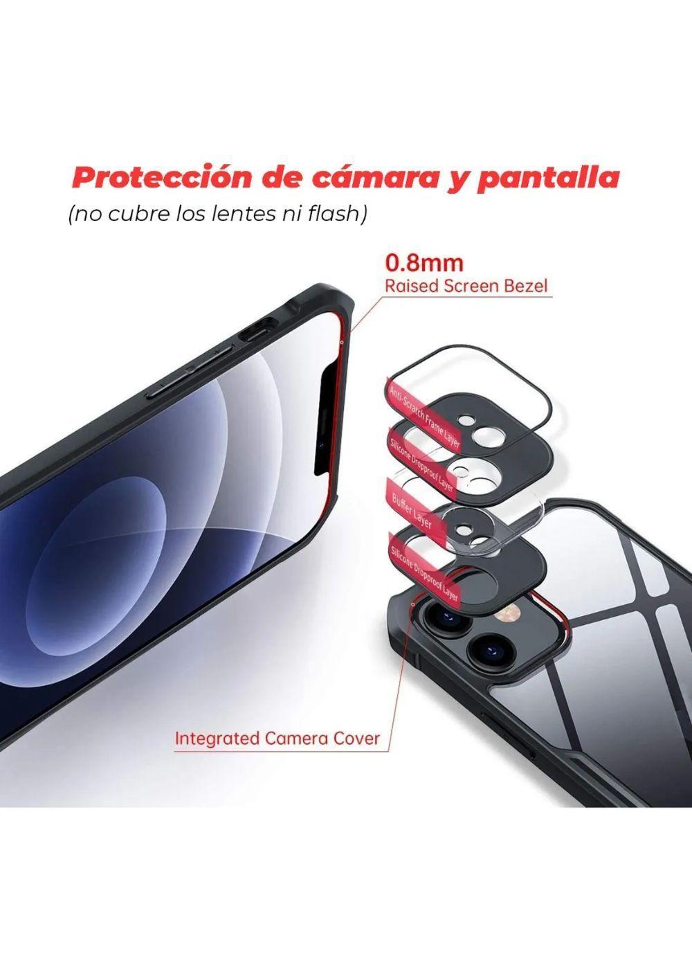 Carcasa Para iPhone 12 Antigolpes Militar Grade Con Anillo-3