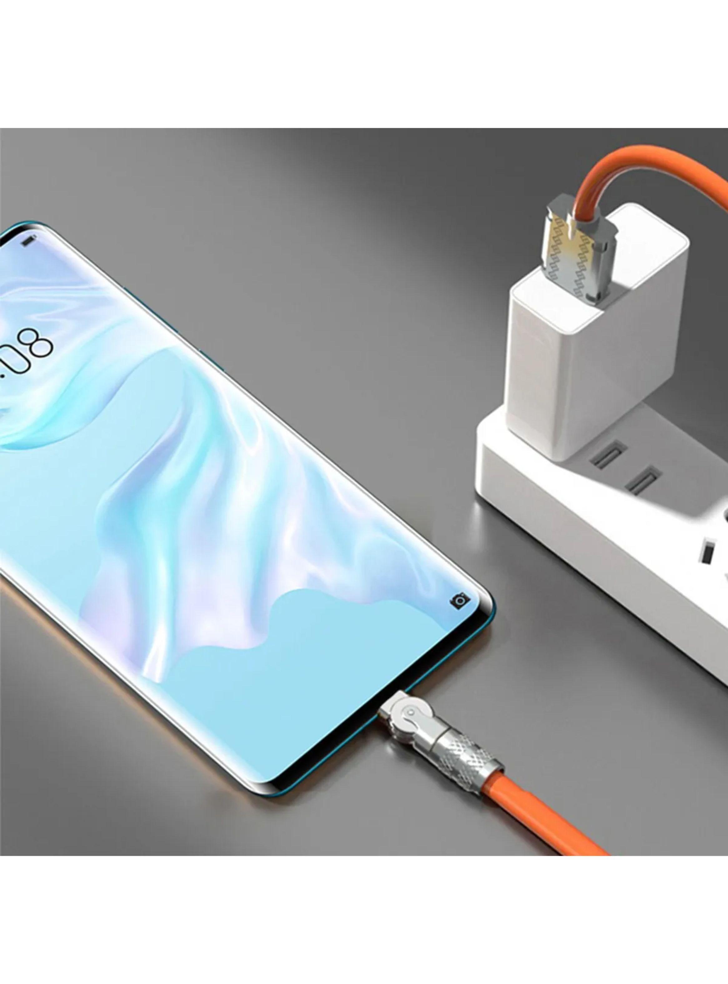 Cable De Carga Rapida Para Android Giratorio 180° Gamer Flex-2