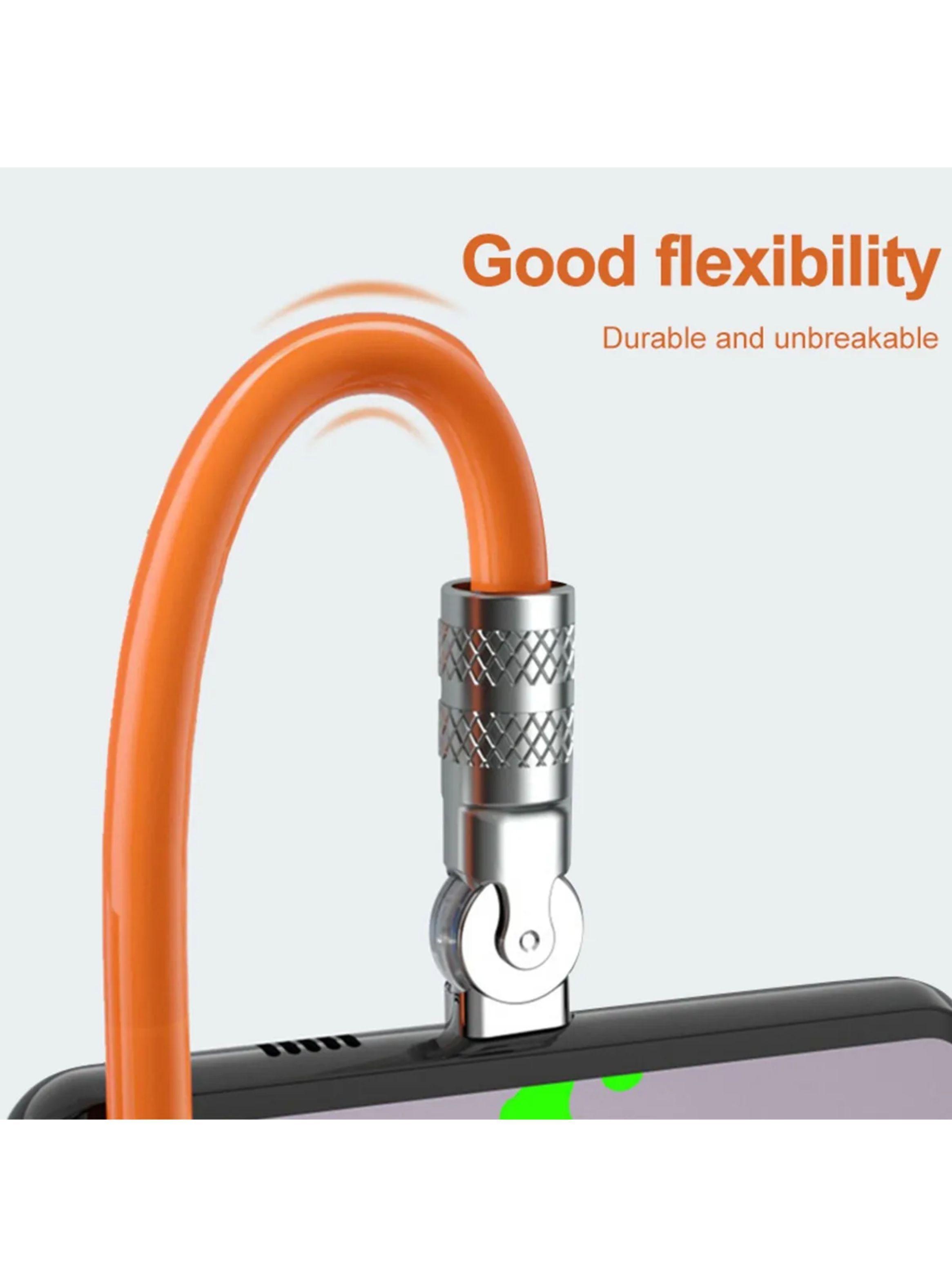 Cable De Carga Rapida Para Android Giratorio 180° Gamer Flex-3