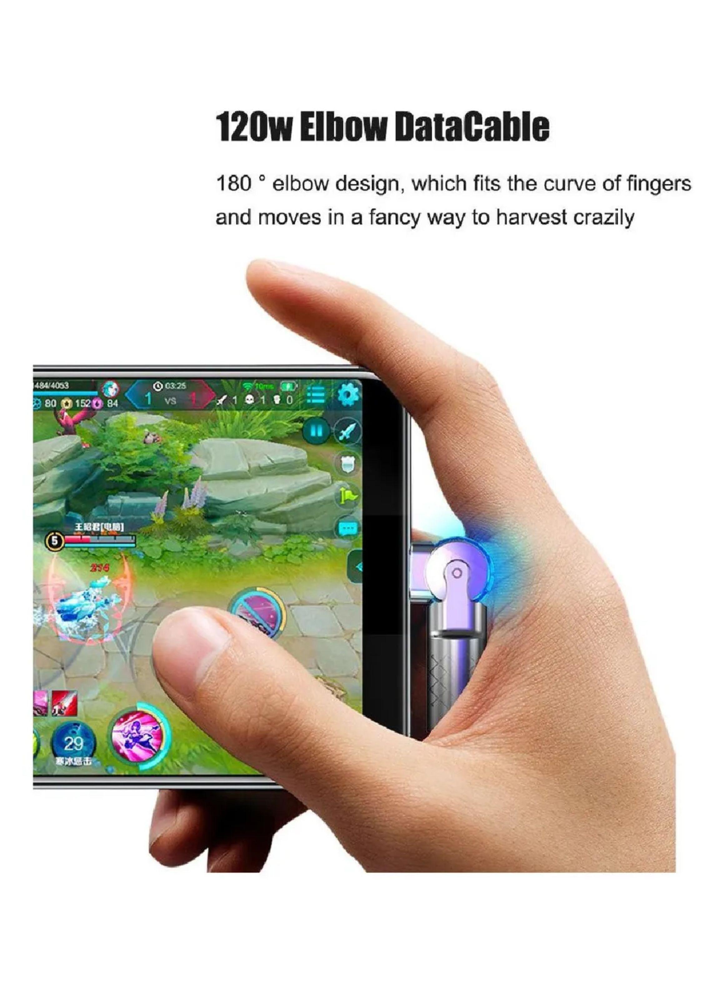 Cable De Carga Rapida Para Android Giratorio 180° Gamer Flex-5