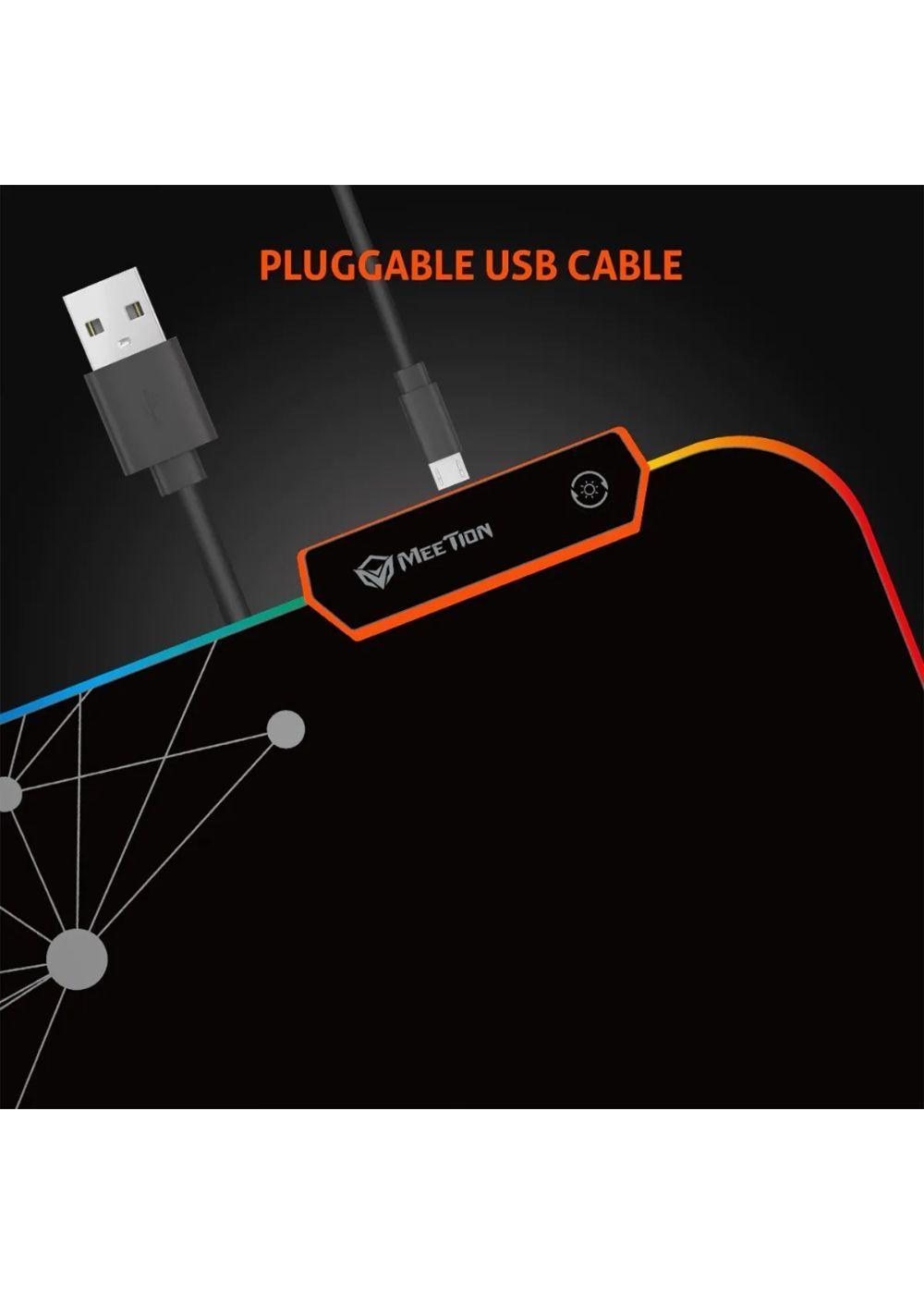 Mousepad Gamer Retroiluminado Rgb Antideslizante Meetion-3