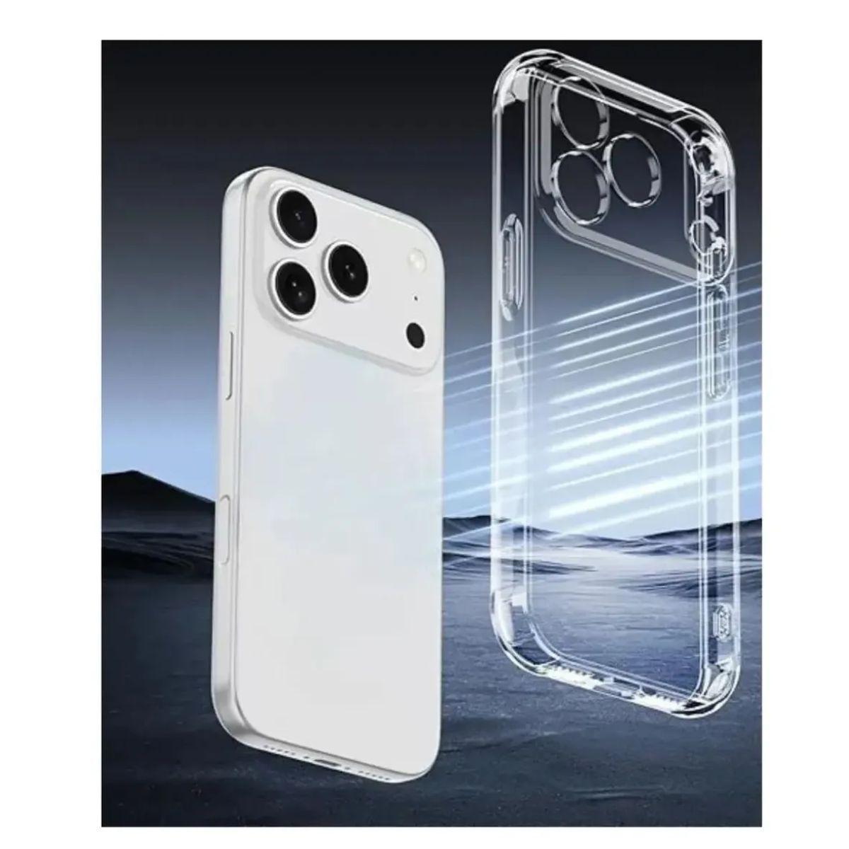 Carcasa Para Iphone 18 Pro Transparente Antigolpes Reforzada-1