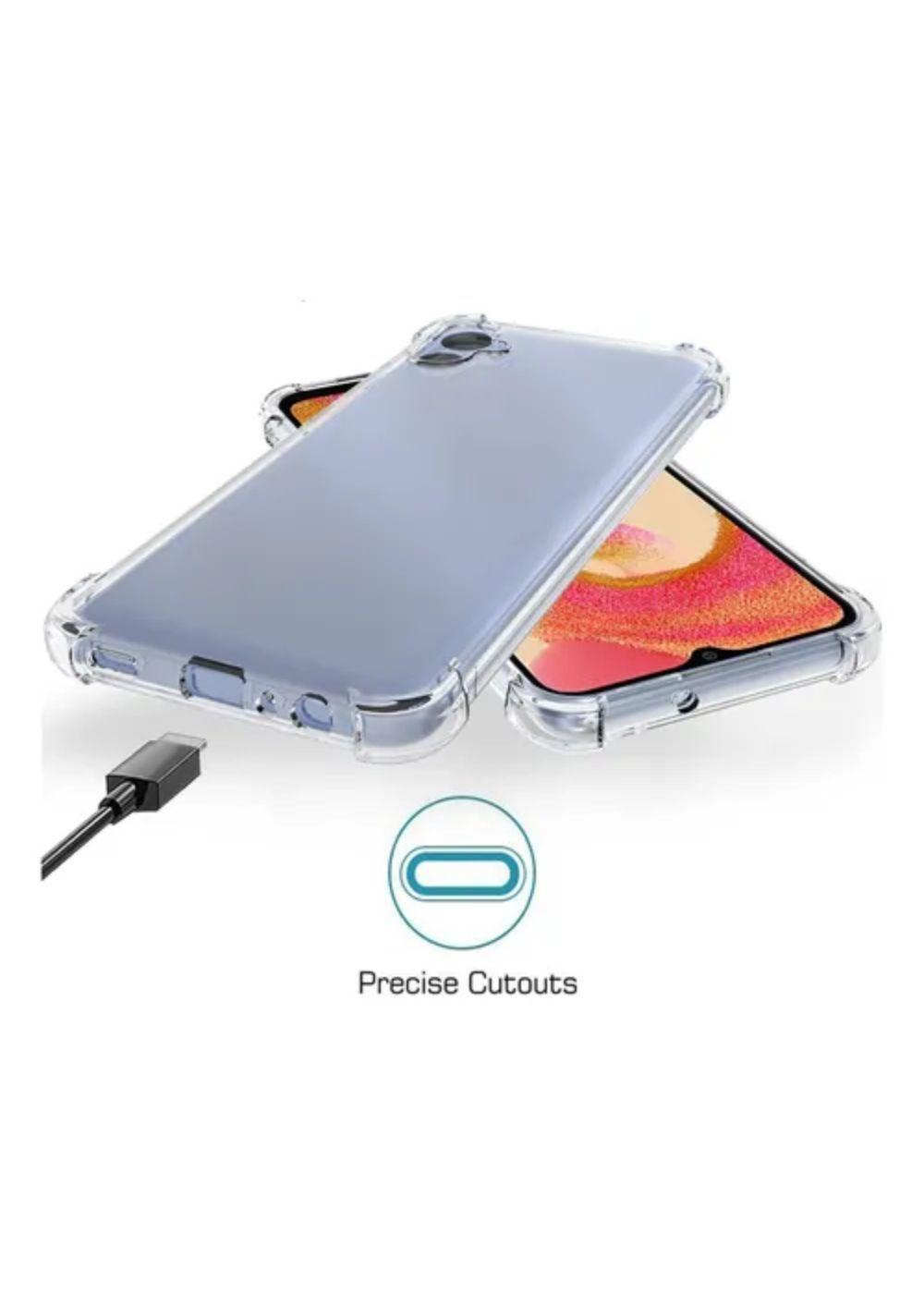 Carcasa Para Samsung A04 4g Transparente Antigolpe Reforzada-2