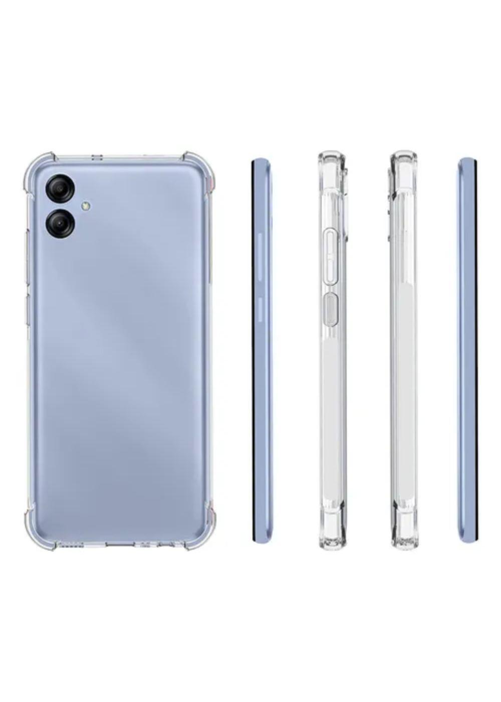 Carcasa Para Samsung A04 4g Transparente Antigolpe Reforzada-3