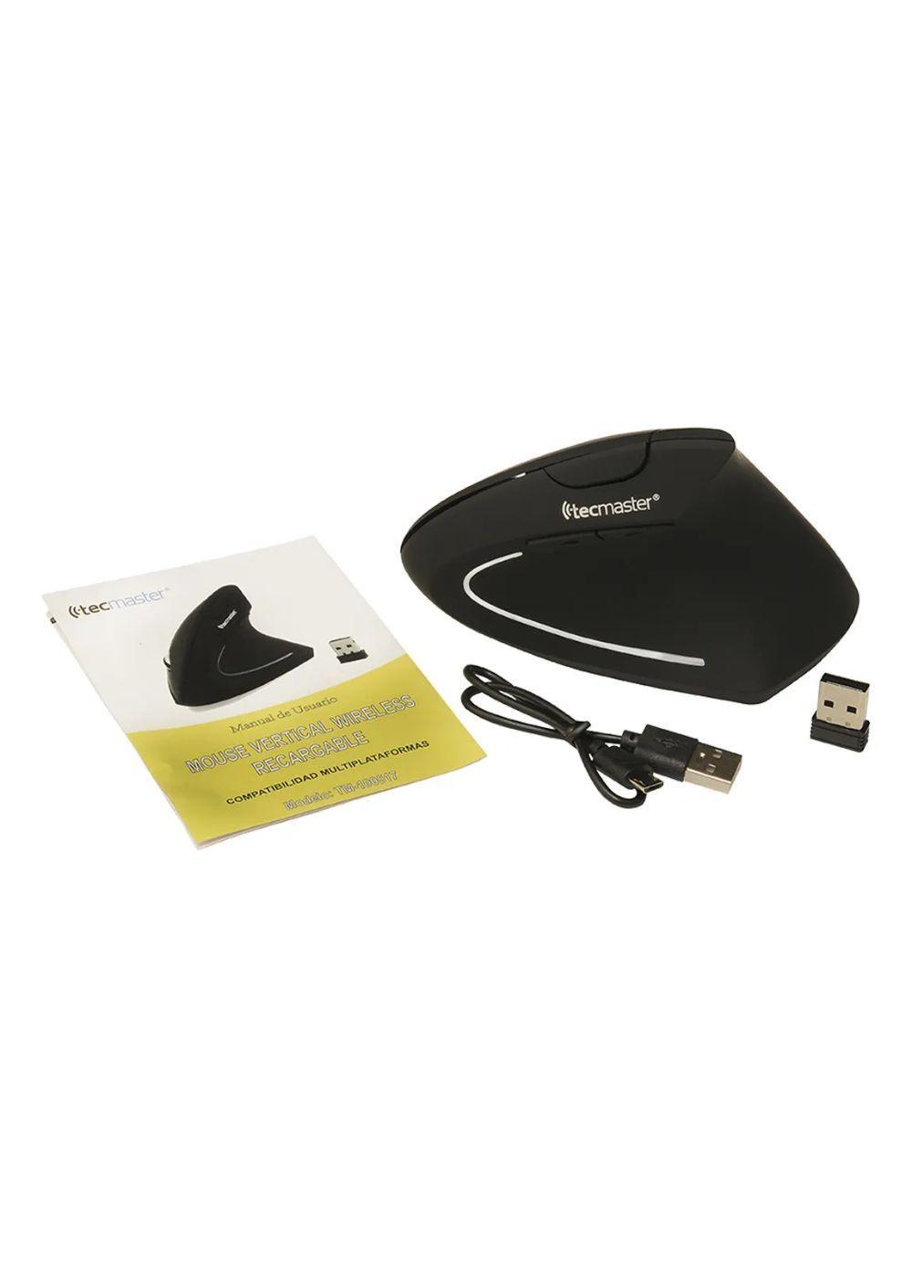 Mouse Inalambrico Ergonomico Vertical Recargable 6 Botones-3