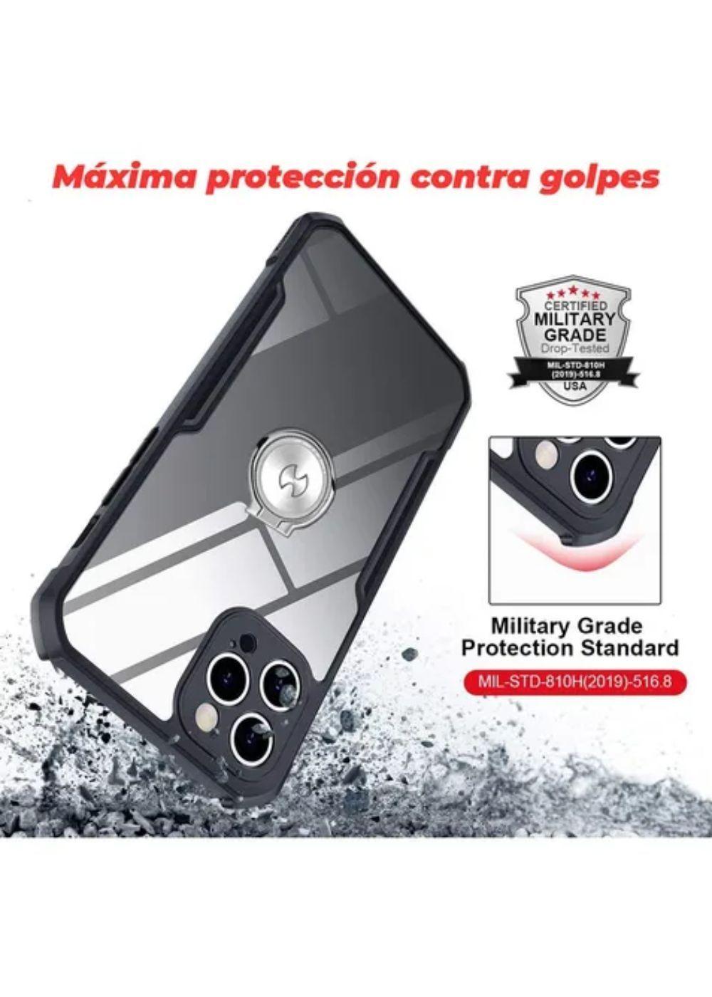 Carcasa Para iPhone 12 Pro Militar Grade X Con Anillo Magnetica-7