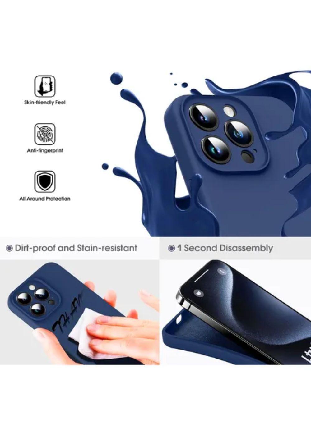 Carcasas Para iPhone 15 Pro Silicona Slim Full Protection-3