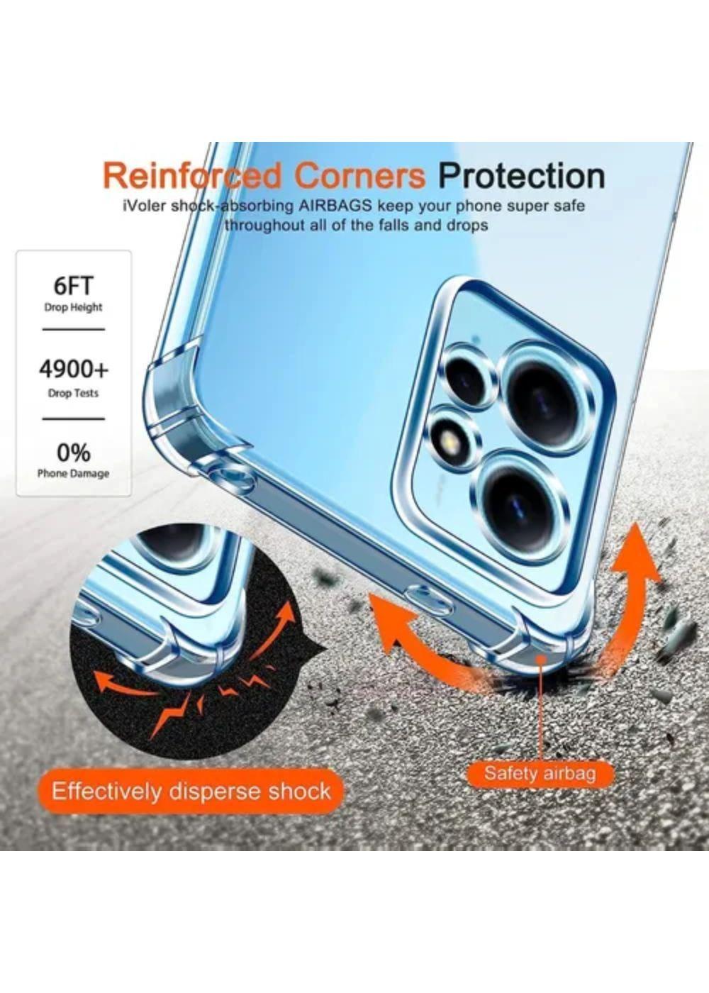 Carcasa Para Xiaomi Redmi Note 12 4g Transparente Reforzada-3