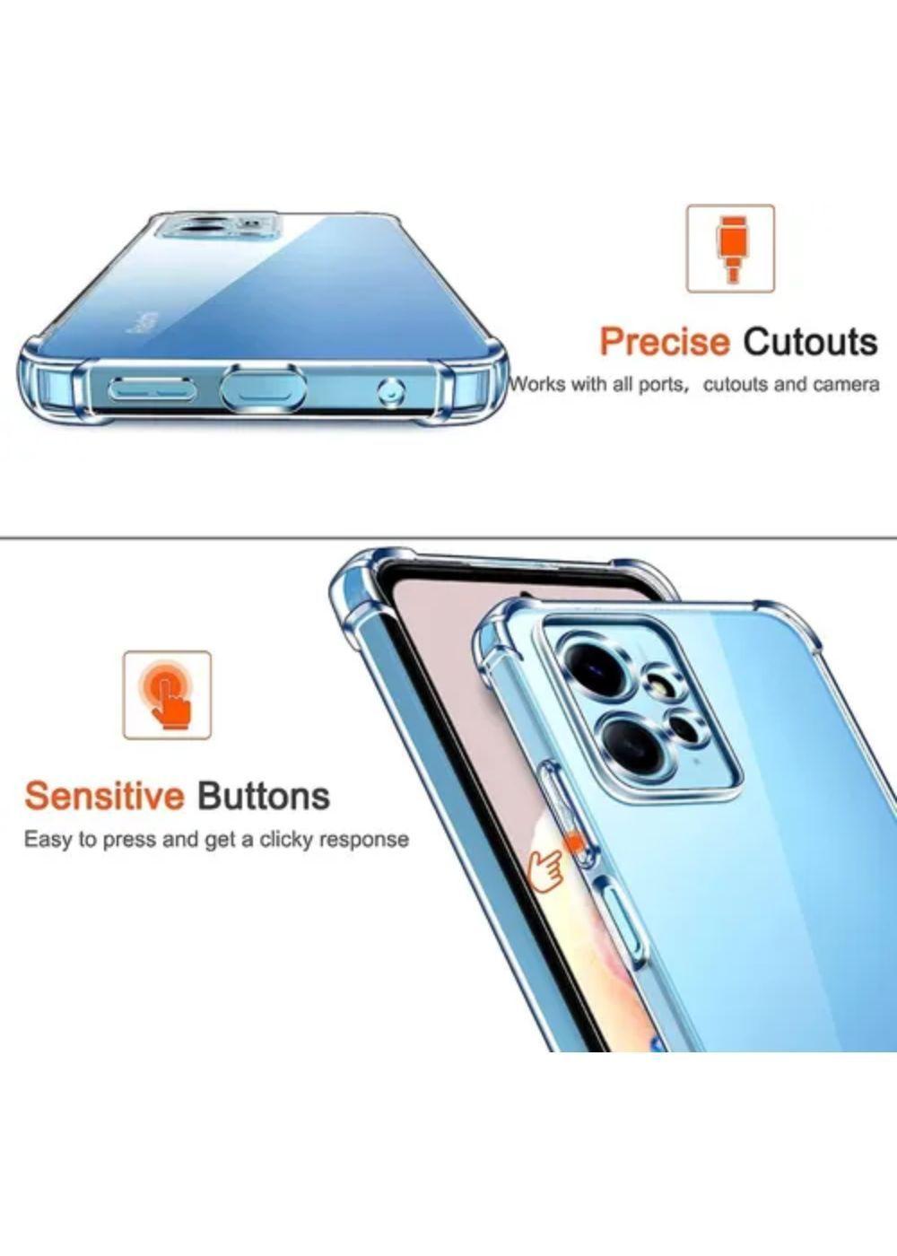 Carcasa Para Xiaomi Redmi Note 12 4g Transparente Reforzada-4