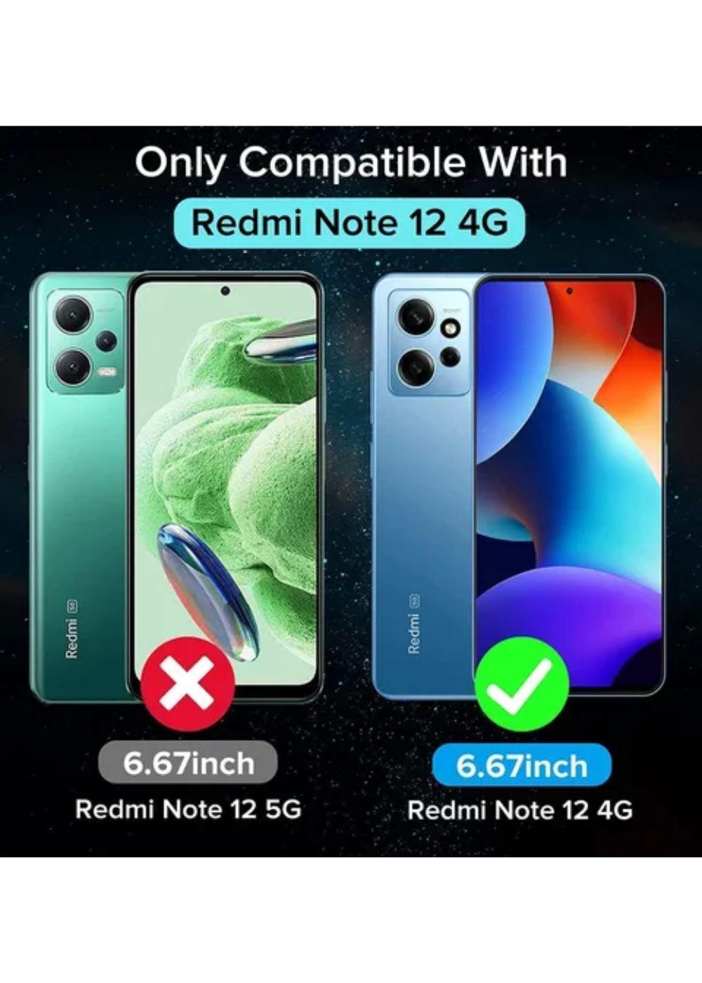 Carcasa Para Xiaomi Redmi Note 12 4g Transparente Reforzada-5