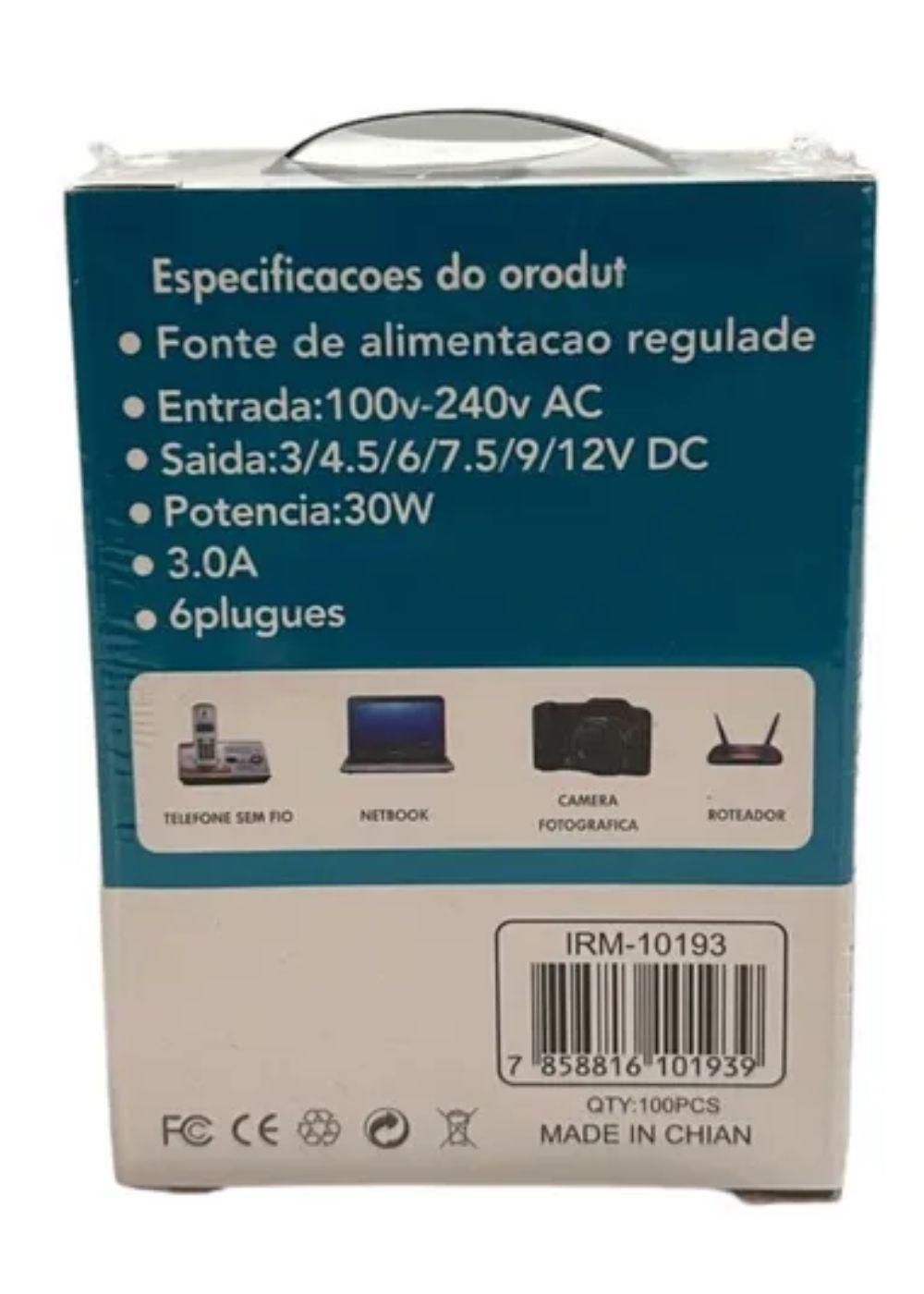 Cargador Transformador Multivoltaje 30w Con 6 Entradas-2