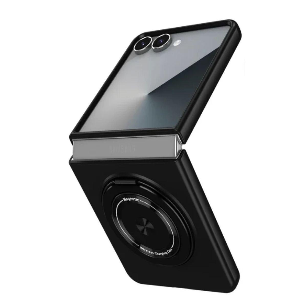 Carcasa Para Samsung Z Flip 8 Magn tica Con Soporte-0