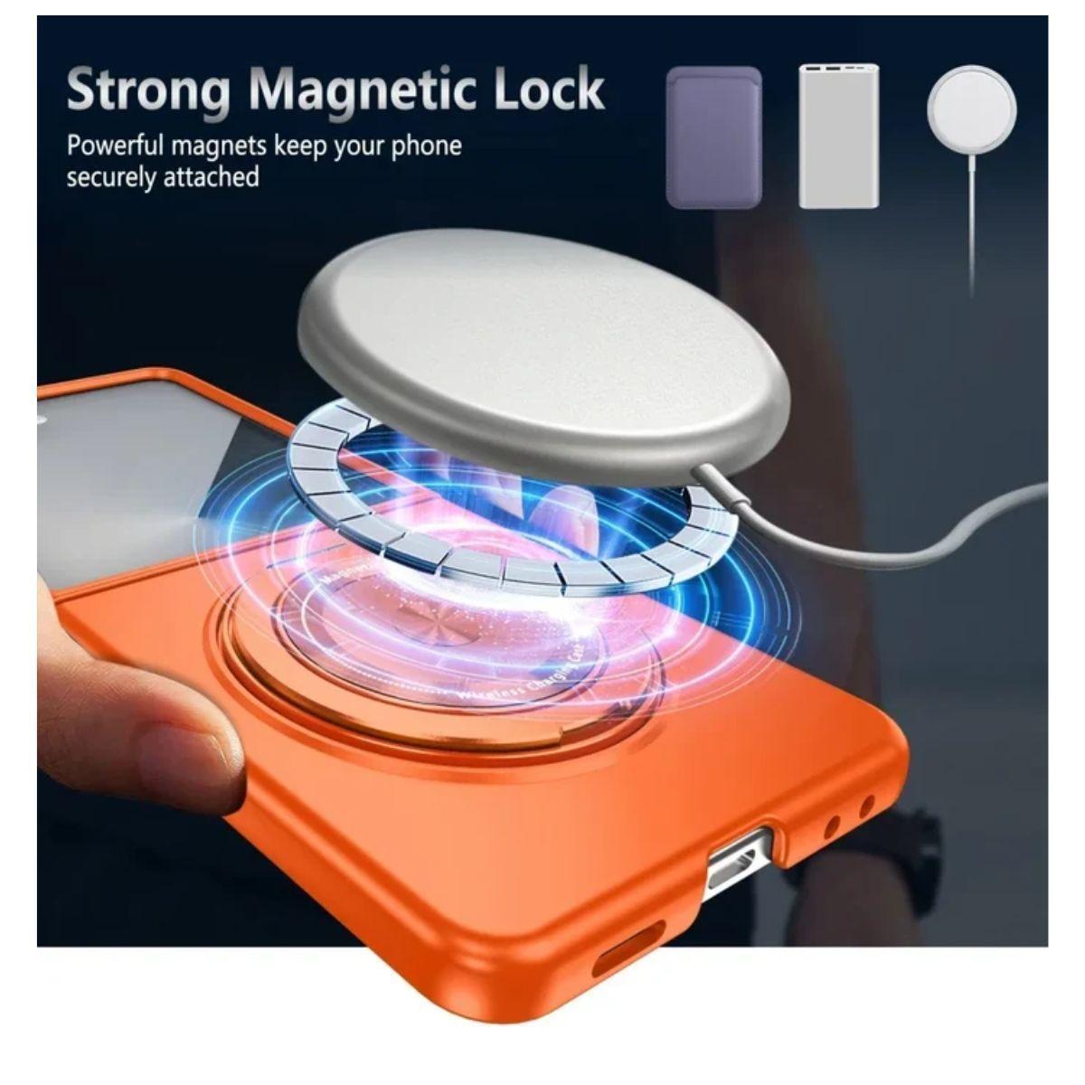 Carcasa Para Samsung Z Flip 8 Magn tica Con Soporte-2