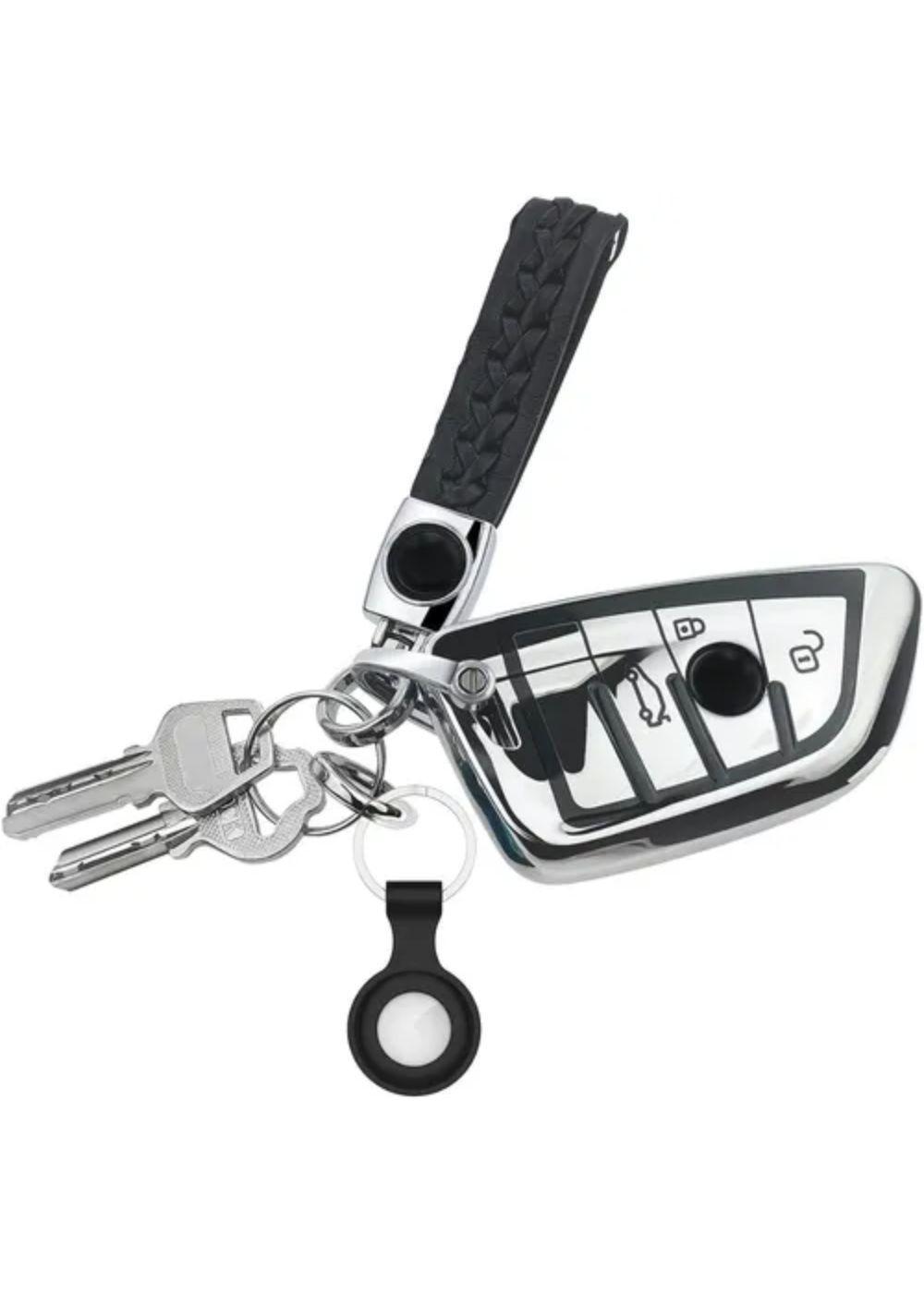 Funda Para Airtag Silicona Premium Antigolpes Con Llavero-5