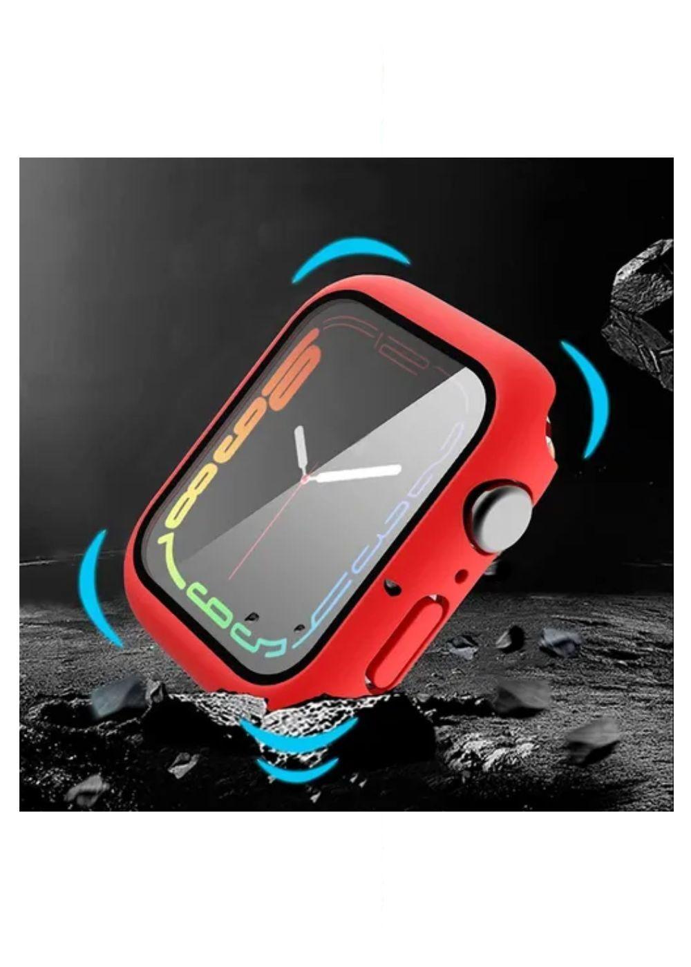 Carcasa Para Apple Watch Serie 9 Con Vidrio Templado Premium-3