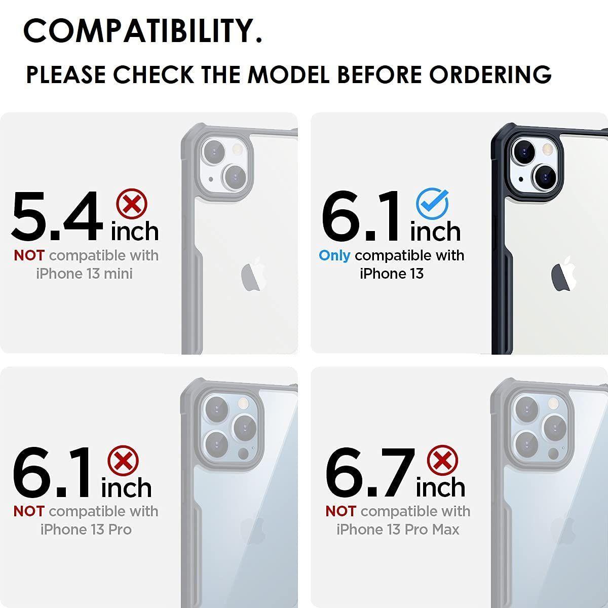 Carcasa Para Iphone 13 Militar Grade Reforzada-5