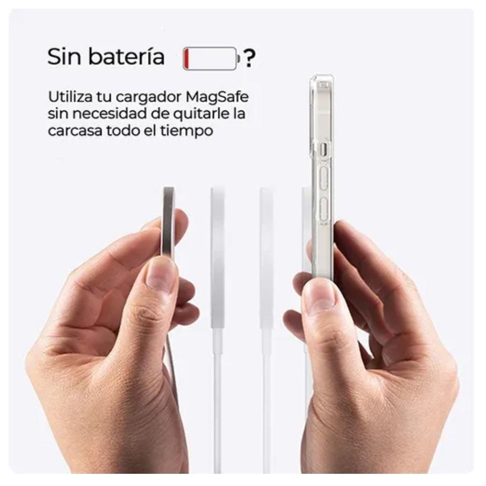Carcasa Para iPhone 14 Plus Antigolpes Magnetica Transparente-2