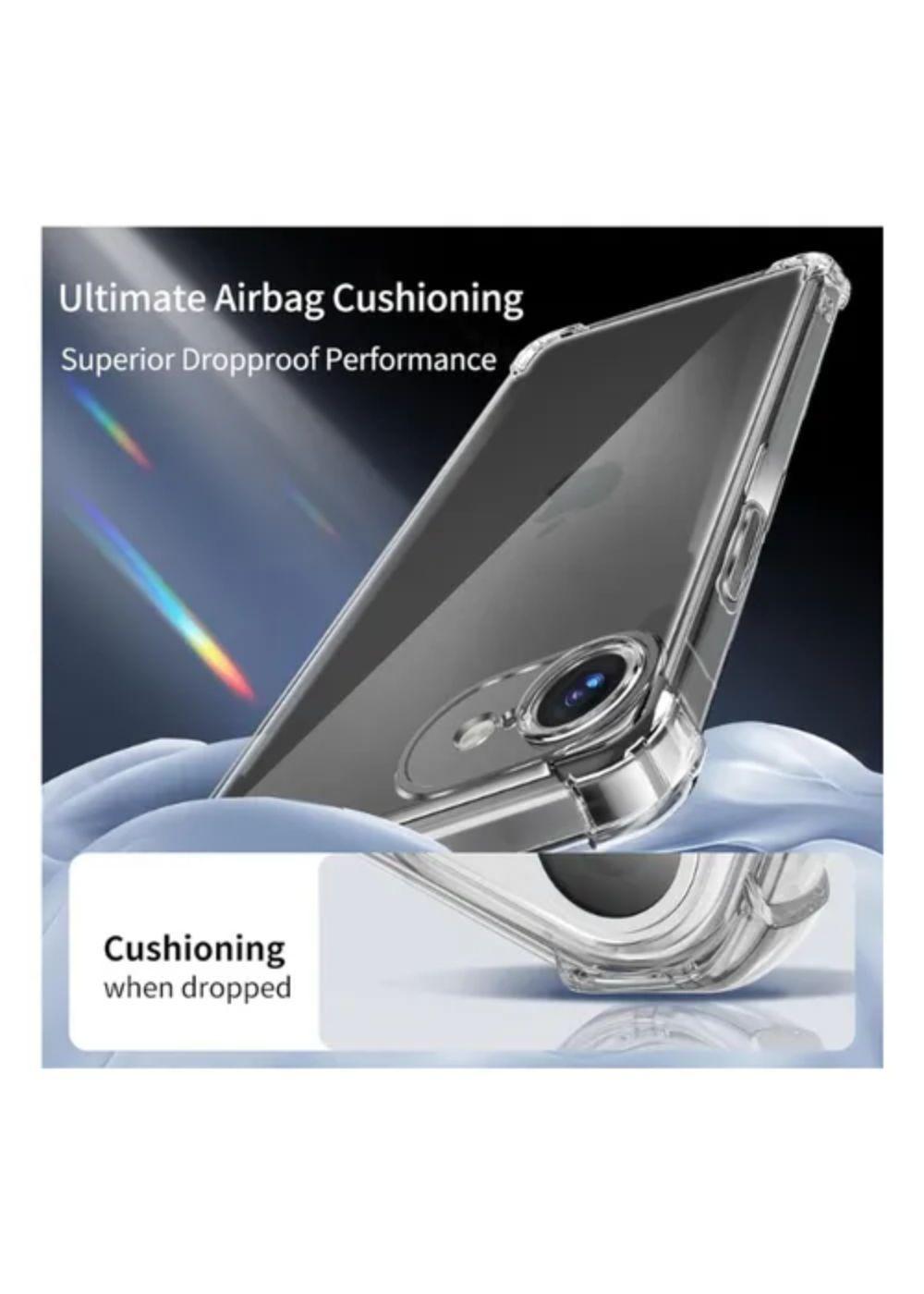 Carcasa Para iPhone 16e Transparente Antigolpes Reforzada-4