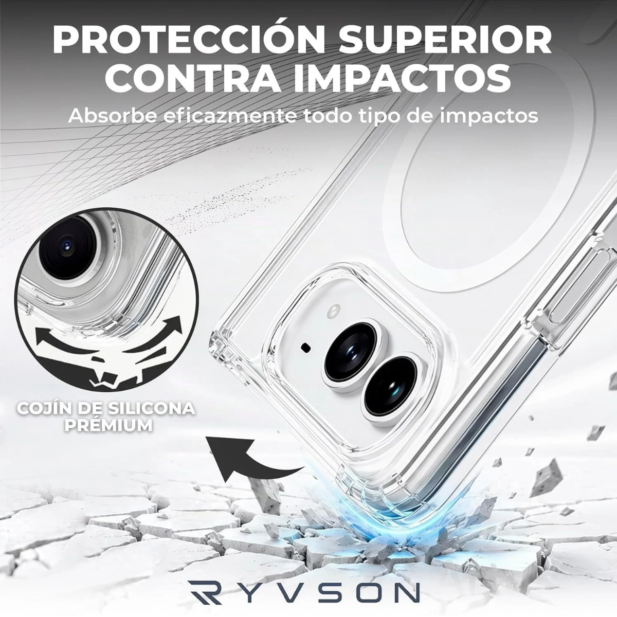 Carcasa Para Iphone Duo Magnetica Transparente Antigolpes-4