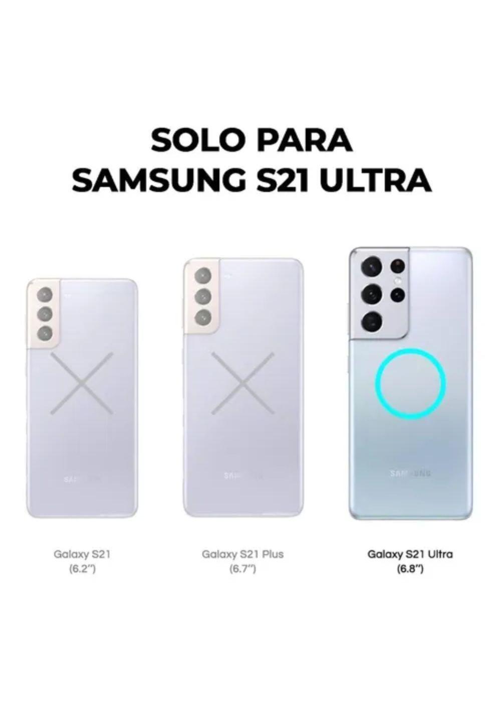 Carcasa Para Samsung S21 Ultra Transparente Antigolpes Slim-1