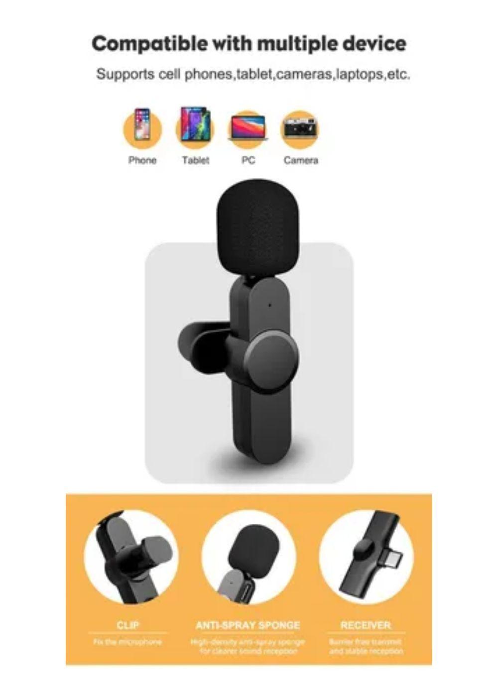 Microfono Inalambrico Para Android Usb-c Plug Play Lavalier-5