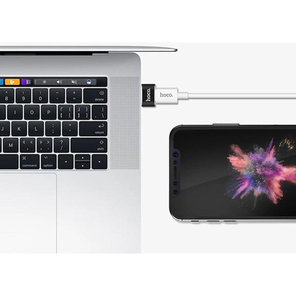 Adaptador Usb C Hembra A Usb Macho 2.0 Datos Y Carga-2