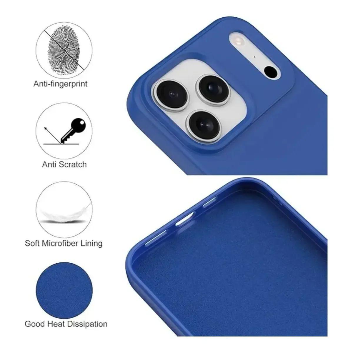 Carcasa Para Iphone 18 Pro Silicona Suave Antigolpe-2