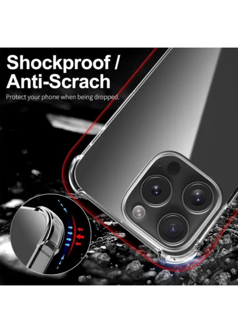 Carcasa Para iPhone 15 Pro Antigolpes Transparente Reforzada-5