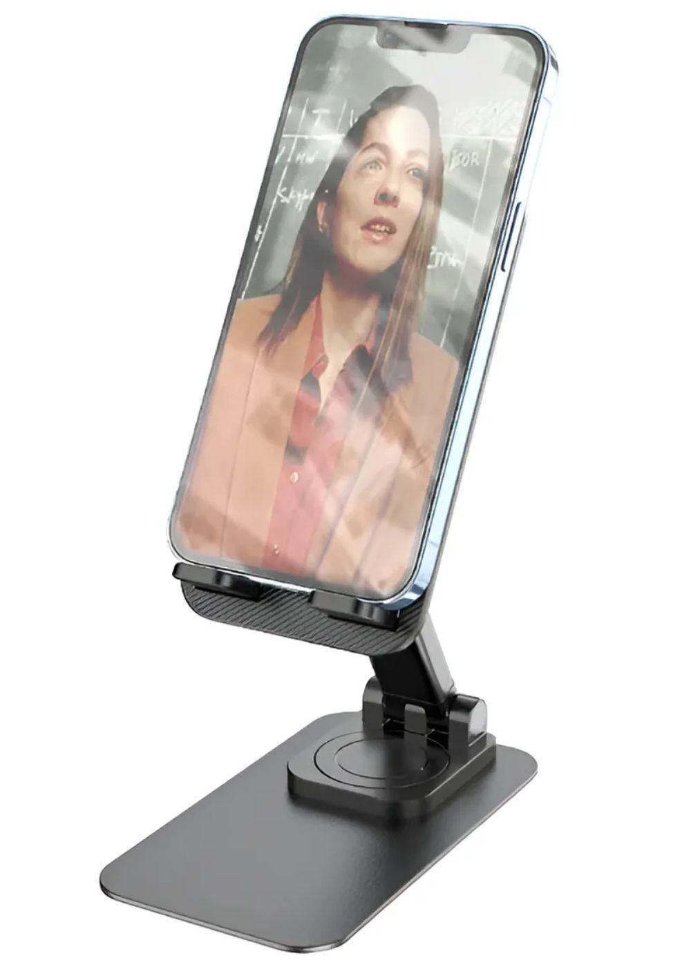 Soporte Telefono Y Tablet Aluminio Plegable Portatil Xundd-3