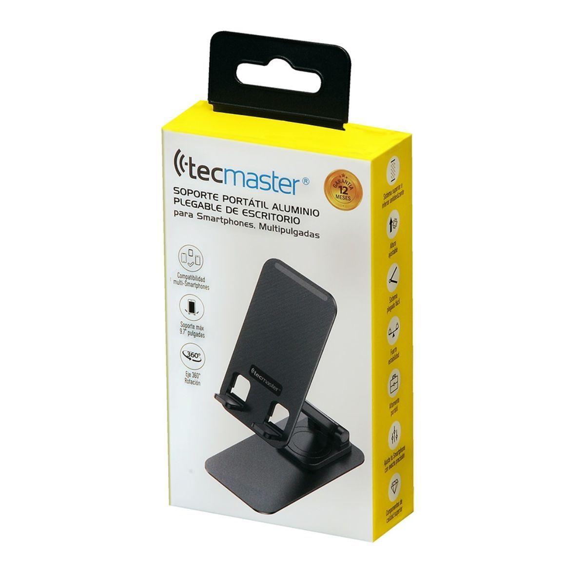 Soporte Telefono Y Tablet Aluminio Plegable Portatil-3