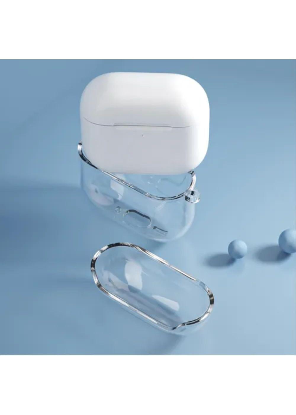Funda Para AirPods 4 Gen Transparente Antigolpes Con Gancho-4